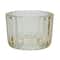 Hello Honey® Embossed Glass 5-Votive Candle Holders with Vase & Wood Tray